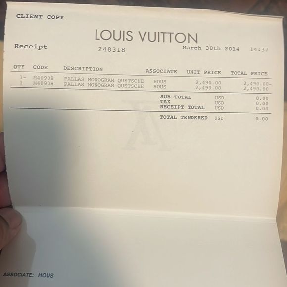 Authentic Louis Vuitton Paris Made In France Pallas M40908 Handbag purse Satchel - Picture 11 of 14